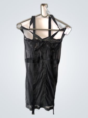 Black Sheer Dress