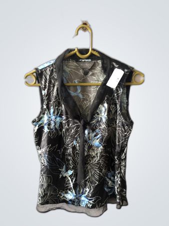 Black Floral Top