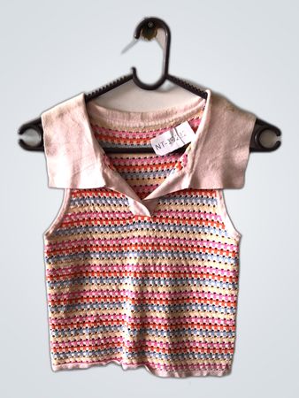 Multicolored Crochet Top