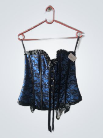 Blue Lace Corset