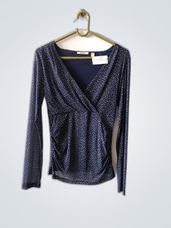 MEXX Polka Dot Wrap Top
