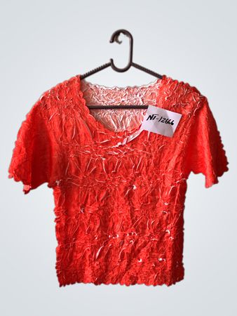 Red Lace Top