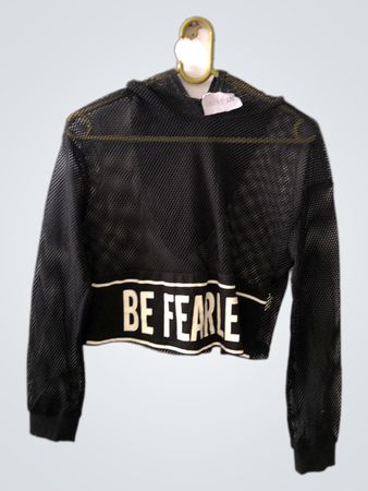 Black Mesh BE FEARLE Jacket