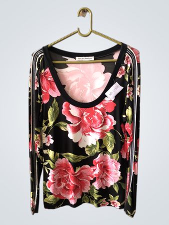 Blouse with Floral Pattern