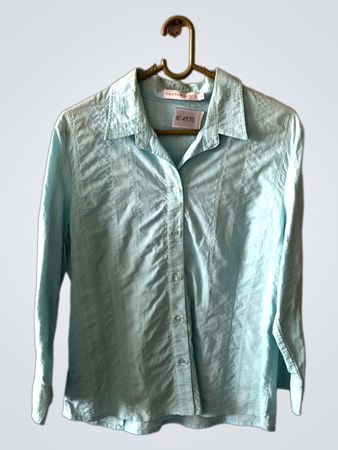 Cache Cache Women's Light Blue Button-Down Shirt