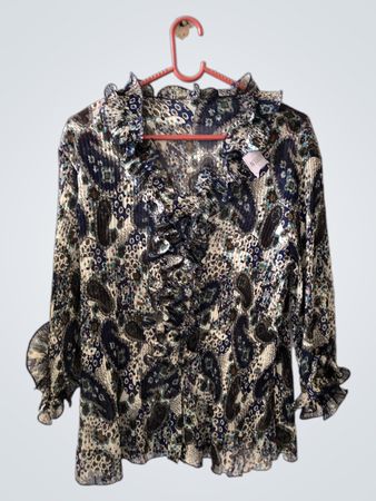 Blouse with Animal Print