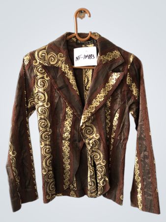 Rinasciemento Brown and Gold Jacket