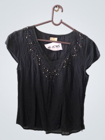 Black Embellished Top
