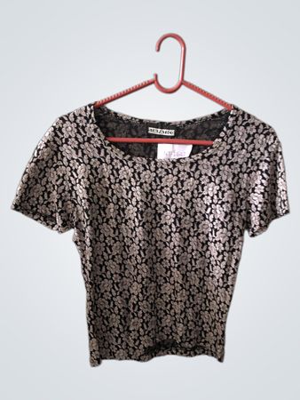 Simpatico Floral Lace Short-Sleeve Top