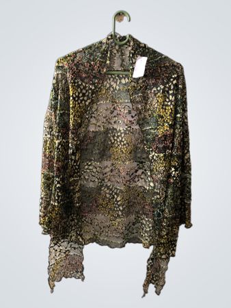 Unbranded mehrfarbiger Spitzen-Cardigan