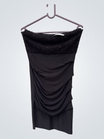 Black Strapless Dress