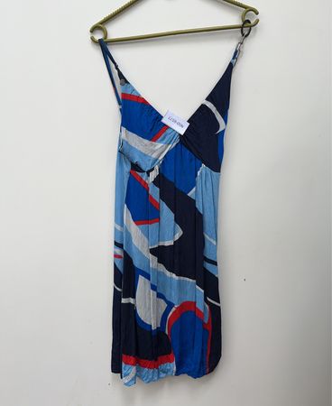 kocca Blue Abstract Dress