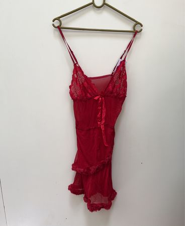 Red Lace Chemise