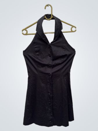 Black Halter Neck Dress