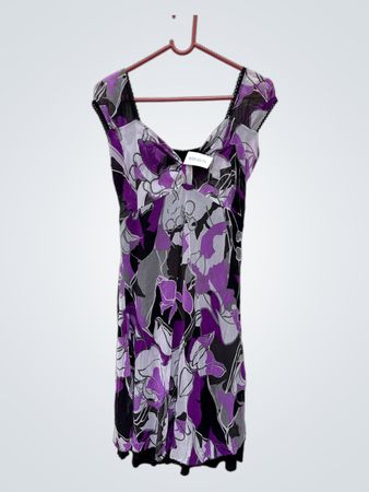 Purple Floral Dress