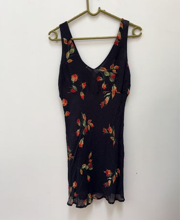 Black Floral Dress