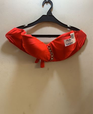 Red Bandeau Top