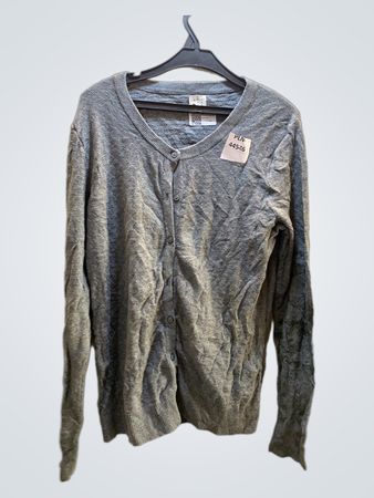 Gray Long-Sleeve Sweater