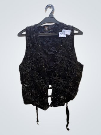Black Beaded Top