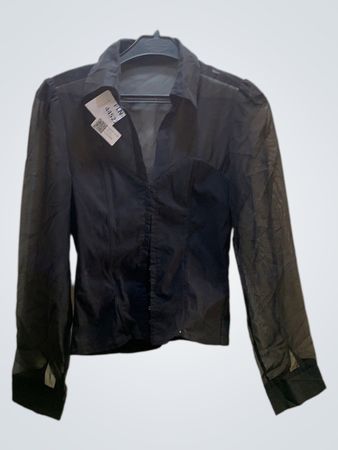 Black Sheer Blouse