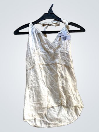 White Sleeveless Top