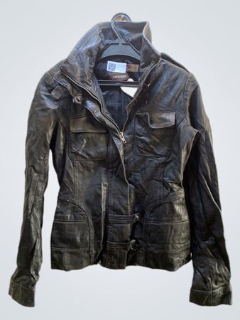 Danier Black Leather Jacket