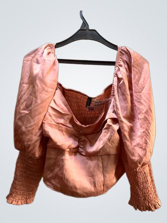 Pink Smocked Top