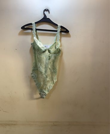 Unbranded Green Lace Bodysuit