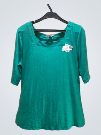 Green Short Sleeve Top