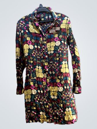 Multicolored Patterned Dress