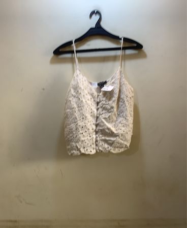 White Lace Cropped Top