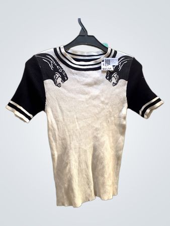 FaithVintage Black and White Graphic T-Shirt