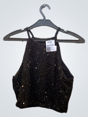 Black Sequin Top