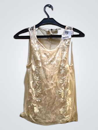 Sheer Beige Tank Top