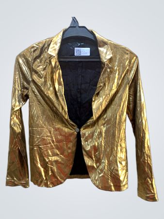 Gold Metallic Blazer
