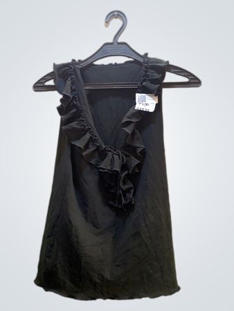 Black Ruffled Dress