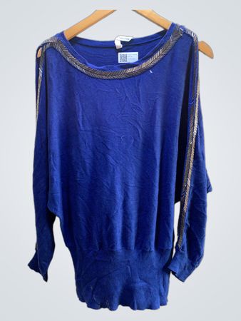 Blue Knit Sweater
