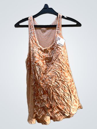 Striped Ruffle Tank Top
