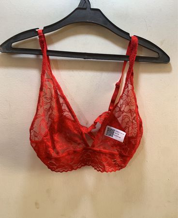 Red Lace Bra