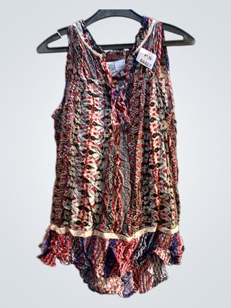 SOGGO Paris Multicolor Sleeveless Top