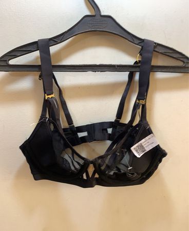 Black Lace Mesh Bralette