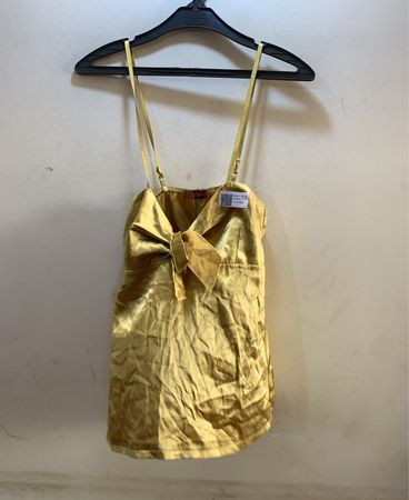 Joseph A Bank Gold Blouse