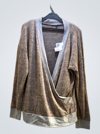 FaithVintage Gray Sweater