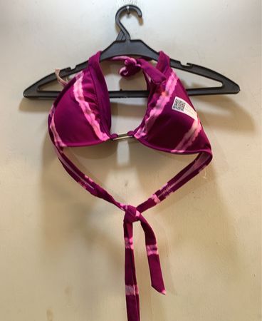 Pink Tie-Dye Bikini Top