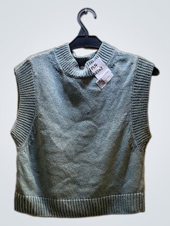 Gray Knit Vest