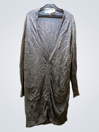 Gray Long Sleeve Cardigan