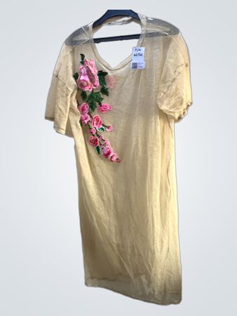 Sheer Floral Dress