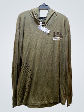 Green Hooded Sweatshirt