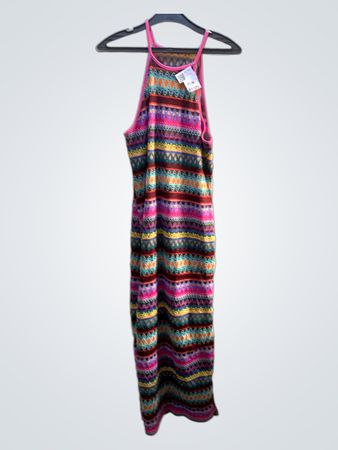 Multicolored Striped Dress