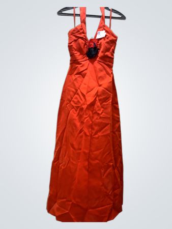Orange Evening Dress